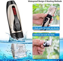 Carica l&#39;immagine nel visualizzatore di Gallery, Yabife Tosatrici Cani Professionale, Cordless Tosatore Tagliacapelli a black1