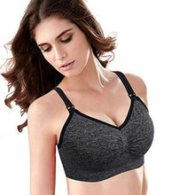 Carica l&#39;immagine nel visualizzatore di Gallery, HBselect 3 PCS Reggiseno Allattamento con Estensione Nero, Grigio, Viola