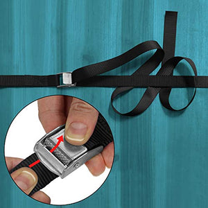 Cinghia di fissaggio Cinghie tensione con fibbia 4er Pack 2.5 cm x 6 m - Ilgrandebazar