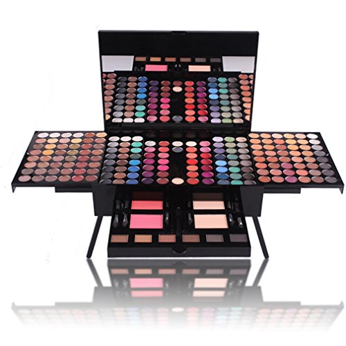 JasCherry 190 Colori Palette Ombretti Ombretto con Fondotinta Compatto e... - Ilgrandebazar