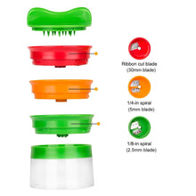 Carica l&#39;immagine nel visualizzatore di Gallery, Linkax Affetta Verdure Affettatrice a Spirale Spiralizzatore Spiralizer... - Ilgrandebazar