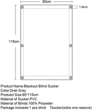 Carica l&#39;immagine nel visualizzatore di Gallery, EXTSUD Tenda Oscurante per Finestre da Tetto Pellicola Oscurante con Ventose per Vetri Finestre Tenda Termica Isolante AntiUV per Finestre Velux Roto Protezione Solare Riduzione Calore (60 * 115cm)