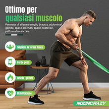 Carica l&#39;immagine nel visualizzatore di Gallery, Loop Bands, 4 Diversi Livelli di Resistenza, Elastici Palestra con Ancoraggi Porta e Impugnature, Elastico Trazioni per l&#39;allenamento Della Forza, Ginnastico, la Fisioterapia, lo Yoga per Uomo e Donna