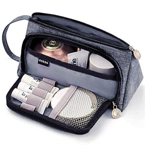 Astuccio Portamatite Grande Capacità porta Trucco Cartoleria Grigio