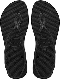 Havaianas Luna, Sandali Donna 39/40 EU, Nero Black 0090