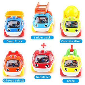 Amy & Benton Auto Giocattoli per 1 2 Anni, Tirare Indietro multicolore