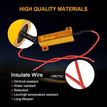 Carica l&#39;immagine nel visualizzatore di Gallery, Safego 2 x 50W 6ohm Resistenze di Carico Per il LED Bulbi, Resistore