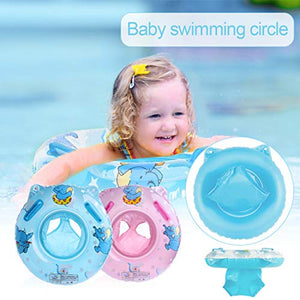 O-Kinee Anello di Nuoto per Bebè, Swimtrainer Bebè Galleggiante Piscina Blu