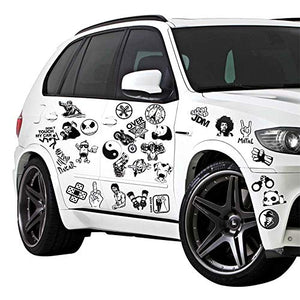 Modou 120 Adesivi in Vinile Sticker Perfetti per Laptop, Skateboard, 120