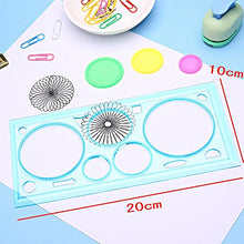 Carica l&#39;immagine nel visualizzatore di Gallery, JZK 10 x Spirografo per Bambini Mandala + 10 Penne Colorate a multicolore - Ilgrandebazar