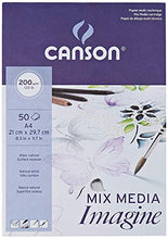 Carica l&#39;immagine nel visualizzatore di Gallery, Canson Imagine Art paper pad 50fogli A4 - Ilgrandebazar