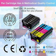Carica l'immagine nel visualizzatore di Gallery, Hicorch Cartucce 18 XL Compatibile con 6 Nero 3 Ciano 3 Magenta 3 Giallo