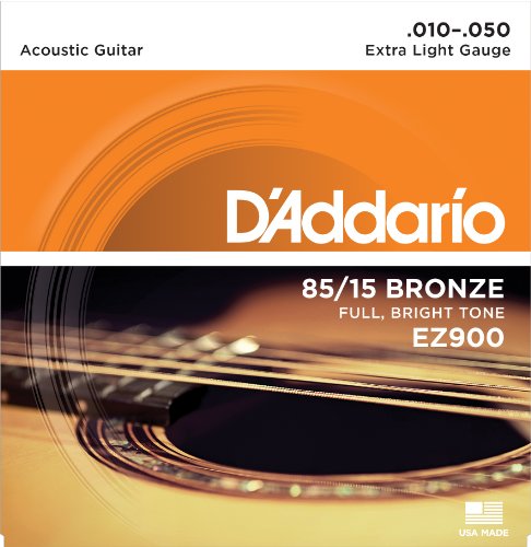 D'Addario EZ900 Set Corde Acustica EZ Great American, Bronzo - Ilgrandebazar