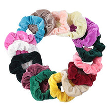 Carica l&#39;immagine nel visualizzatore di Gallery, 48 Pezzi Capelli Scrunchies Velluto, Elastico In Velvet Scrunchies, per... - Ilgrandebazar