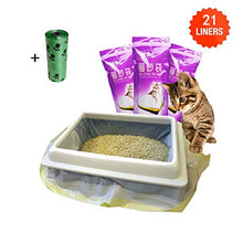 Carica l&#39;immagine nel visualizzatore di Gallery, Sacchetti Lettiera Gatto Borsa con 3 Confezioni da (21 Sacchetti), 91.5×45.7...
