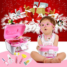 Carica l&#39;immagine nel visualizzatore di Gallery, HERSITY 35 Pezzi Valigetta del Medico Kit Dottore Giocattolo con Luci e...