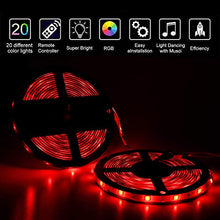 Carica l'immagine nel visualizzatore di Gallery, 10M Striscia LED 5050 RGB, Nastri con 300 LEDs, Impermeabile IP65,...