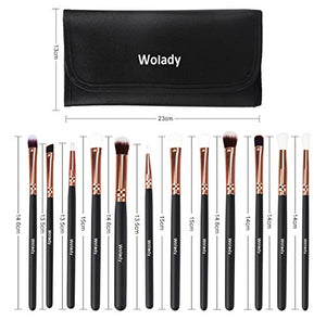 Pennelli Trucco Occhi Sopracciglia Professionale, Wolady 12pcs