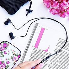 Carica l&#39;immagine nel visualizzatore di Gallery, LUDOS ULTRA Auricolari In-Ear Cuffie, Cuffiette con Microfono, Massimo Nero