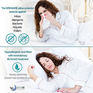 Dreamzie Set di 2 Copricuscini Impermeabili (50 x 80 cm) 50 x 80 cm - Ilgrandebazar