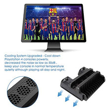 Carica l&#39;immagine nel visualizzatore di Gallery, RegeMoudal PlayStation Supporto Verticale per PS4 Pro/ Slim/ PS4,con Nero