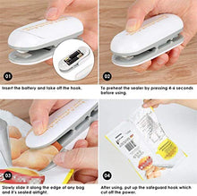 Carica l'immagine nel visualizzatore di Gallery, Mini Sigillatore, Bag Sealer, Sigillatore Termico, portatile della...