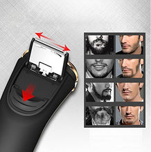 Carica l'immagine nel visualizzatore di Gallery, SweetLF Wet &amp; Dry Rasoio Elettrico Barba Uomo SW-S710501, Blu &amp; Argento