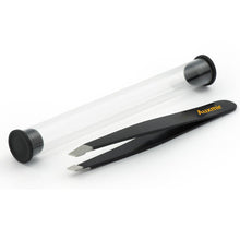 Carica l&#39;immagine nel visualizzatore di Gallery, Auxmir Pinzetta per Sopracciglia in Acciaio Inox 9,6x1CM, Nero - Ilgrandebazar