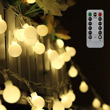 Carica l'immagine nel visualizzatore di Gallery, Tomshine Luci Della Stringa Palla 80 Palle Alimentato a batteria IP44...
