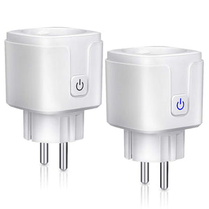 Presa Intelligente, Carico Massimo 16A 3680W ANOOPSYCHE WiFi, 2 Packs