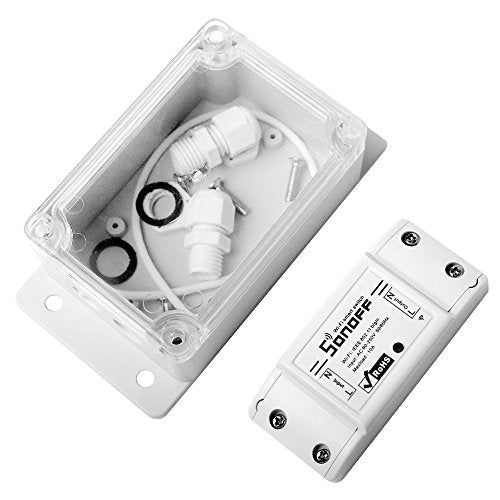 ANRIS Sonoff Basic WiFi Interruttore 03-Sonoff+Custodia impermeabile IP66 - Ilgrandebazar