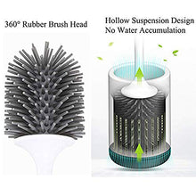 Carica l&#39;immagine nel visualizzatore di Gallery, MEKEET Scopino e Supporto per Toilette, Set di spazzole Flooring Max Upgraded - Ilgrandebazar