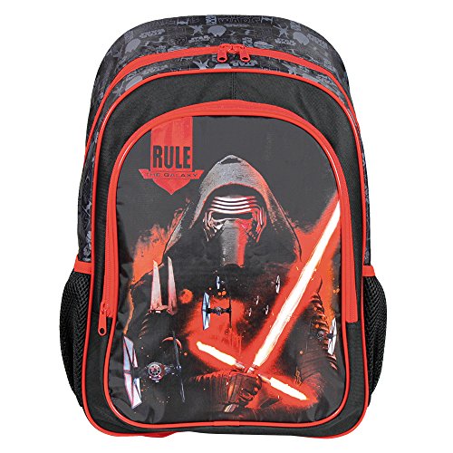 Zaino Nero Bambino Star Wars con Kylo Ren - Cartella Scolastica Tasca...