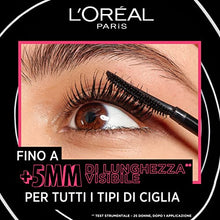 Carica l'immagine nel visualizzatore di Gallery, L'Oréal Paris Mascara Telescopic Lift, 5mm di Lunghezza per le tue Ciglia, Volumizza, Solleva, Waterproof, Lunga Tenuta 36h