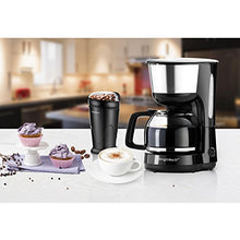 Carica l&#39;immagine nel visualizzatore di Gallery, Aigostar Chocolate 30HIK - Macchina per caffe’ 10 Tazze, 30HIK, Black