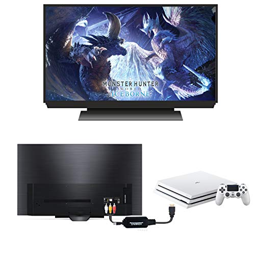 Convertitore da HDMI a 3RCA, Adattatore Video Composito AV CVBS RCA a HDMI con Audio 3.5mm, Convertitore Video HD 720P/1080P Convertitore da HDMI a 3RCA, Adattatore Video Composito AV CVBS RCA a HDMI con Audio 3.5mm, Convertitore Video HD 720P/1080P