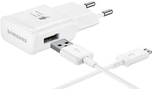 CARICATORE + CAVO SAMSUNG originale EP-TA20 FAST CHARGING per GALAXY S6 S7 S6EDGE