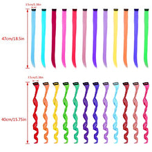 Carica l&#39;immagine nel visualizzatore di Gallery, Cizen 24pz Extension Capelli Colorati Clip, Ciocche Colorate per in... - Ilgrandebazar