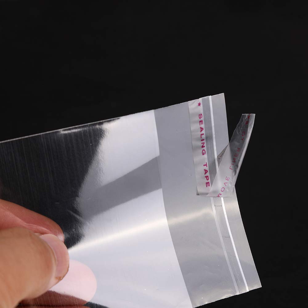 Faburo 500pz Bustine trasparenti per confetti, 7 * 10cm di
