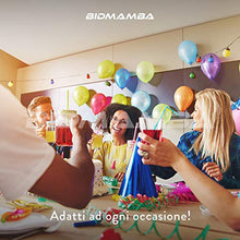 Carica l&#39;immagine nel visualizzatore di Gallery, BidMamba 100 Palloncini Compleanno Decorazioni Feste Happy Birthday Addobbi per Feste di Compleanno Bambina Bambini Matrimonio Baby Shower Decorazioni Compleanno Gonfiabili con Bombola Elio