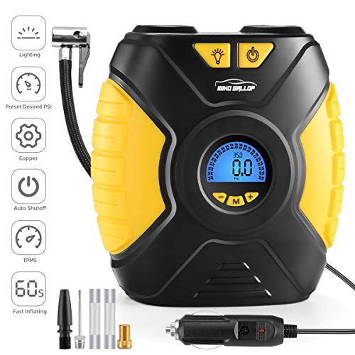 WindGallop Compressore Portatile per Auto Digital Gonfiatore Elettrico...