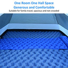 Carica l'immagine nel visualizzatore di Gallery, Qomolo Tenda da Campeggio per 3-4 Persone, Antivento e Impermeabile, Facile...