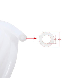 Redrex 2m Stampante 3D ID2mm OD4mm Tubo di PTFE Con 2Pcs PC4-M6 Connettore...