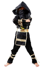 Carica l&#39;immagine nel visualizzatore di Gallery, Costume Ninja Bambino Carnevale Vestito Samurai 7-10 Taglia - anni, Nero - Ilgrandebazar