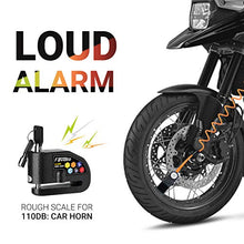 Carica l&#39;immagine nel visualizzatore di Gallery, Favoto Lucchetto Antifurto Moto Bloccadisco con Allarme Sonoro 110dB... - Ilgrandebazar