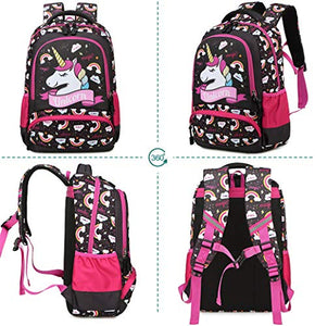 Meisohua Unicorno Zaino Scuola Elementare Impermeabile Zaini 1marrone Scuro