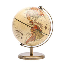 Carica l&#39;immagine nel visualizzatore di Gallery, Exerz 14cm Mappamondo Antico - Mappa inglese - Supporto in metallo