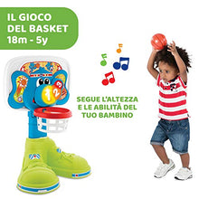 Carica l&#39;immagine nel visualizzatore di Gallery, Chicco Basket League Canestro per Bambini Elettronico, da Camera con Effetti Sonori e Luminosi, Altezza Regolabile, Palla Leggera Inclusa - Giochi Bambini 18 Mesi - 5 Anni