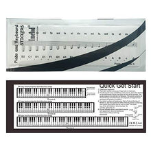 Carica l&#39;immagine nel visualizzatore di Gallery, Tastiera o pianoforte adesivi per 49/61/76/88 chiave tastiera, piano e... - Ilgrandebazar