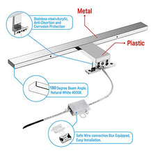 Carica l&#39;immagine nel visualizzatore di Gallery, Lampada da specchio a LED 10W 820LM bagno 40cm 4000k Bianco Neutro - Ilgrandebazar